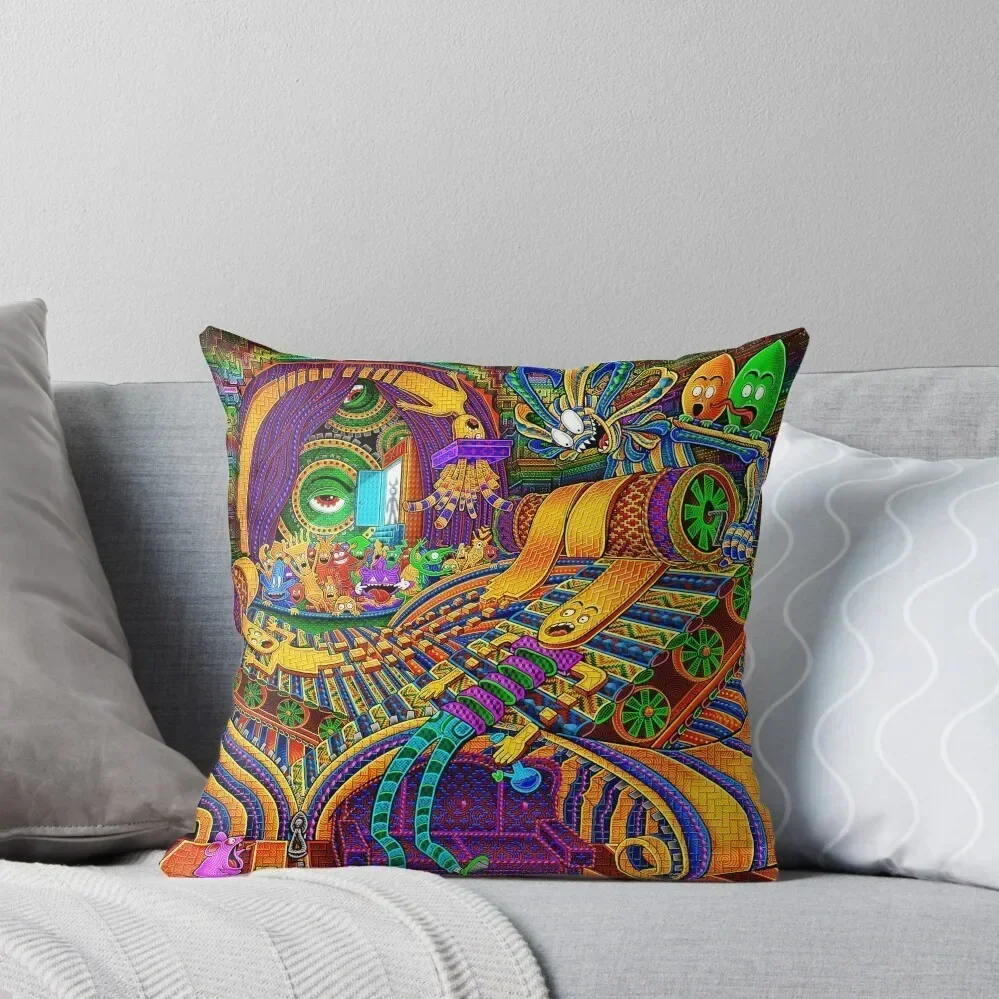 The Conductor of Consciousness Throw Pillow Sofa Cushions christmas supplies christmas cushions covers pillow