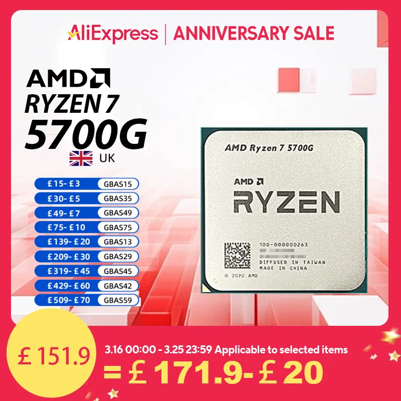 Amd Ryzen 7 5700G C…