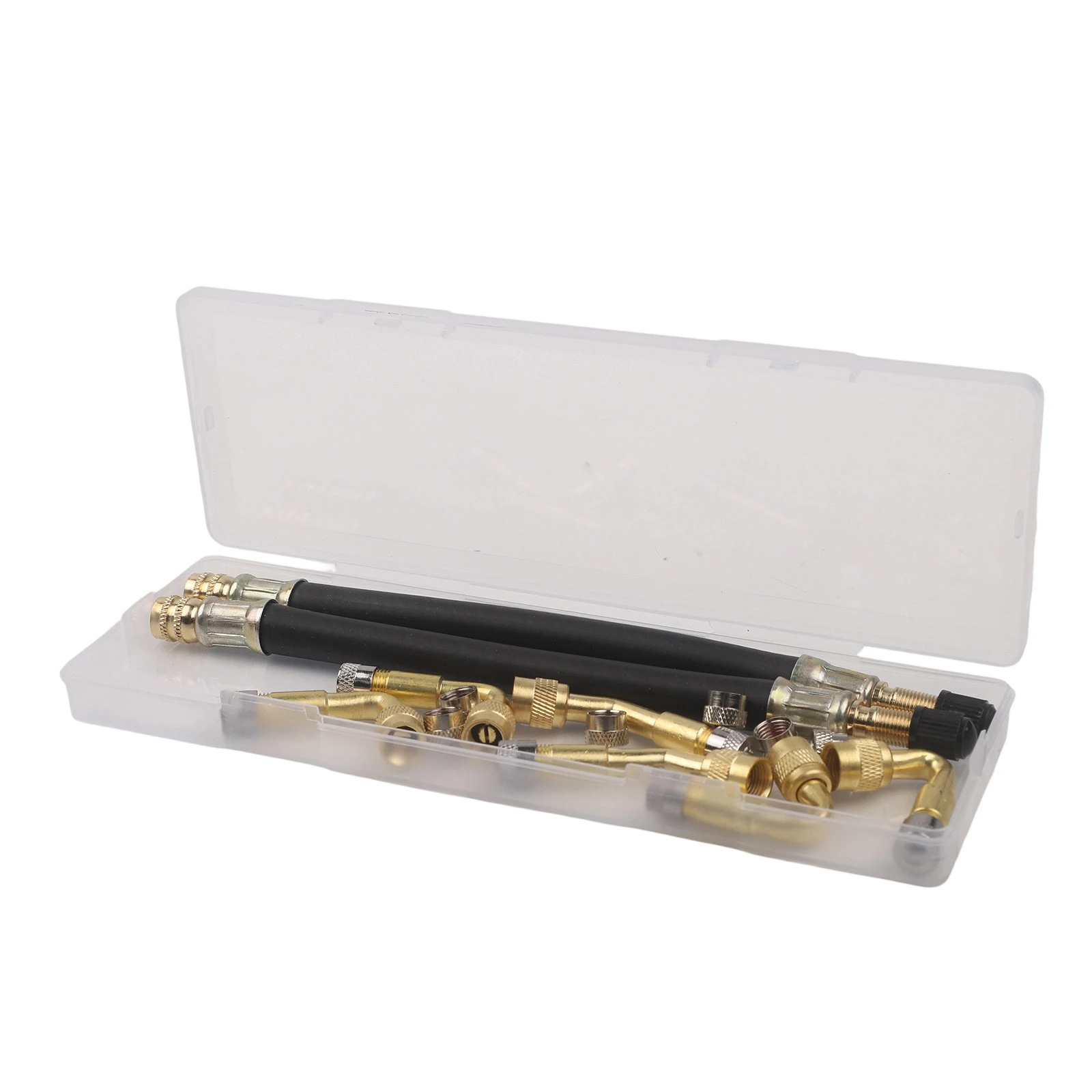 As Shown In The Figure Tire Valve Extender Tire Valve Extender Kit Valve Angled Adapters 45 Angle Adapter 135 Angle Adapter