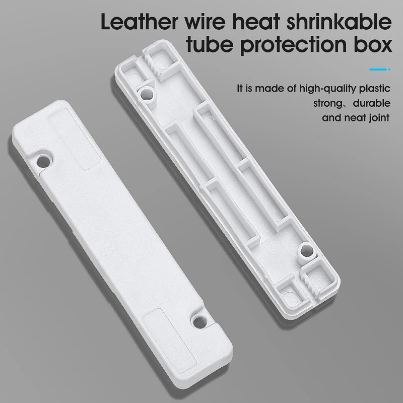 100pcs Square Fiber Protection Box Fiber Cable Protection Box Fiber Optic Heat Shrinkable Tube Fusion Interface Protection Box