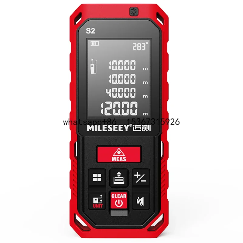 

Mileseey S2 Laser Distance Meter Measurement Laser Rangefinder Digital Distance Meter