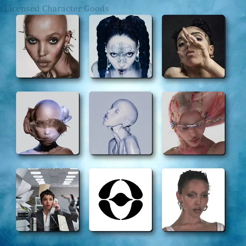 Магнитная наклейка на холодильник FKA Twigs EUSEXUA, гладкая, с четкой печатью, для металлических дверей, декор для общежития/квартиры, 55x55 мм