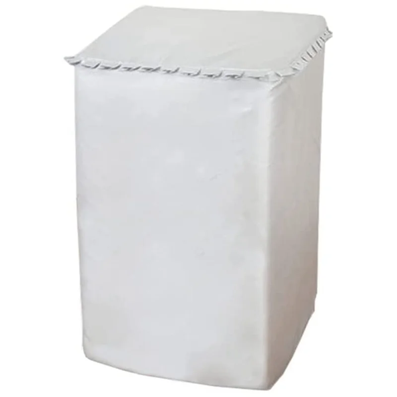 A60I تحميل علوي غطاء مجفف الغسالة حامي للغسالة الغبار مقاوم للماء الأشعة فوق البنفسجية حماية غسالة حامي فضي M #2