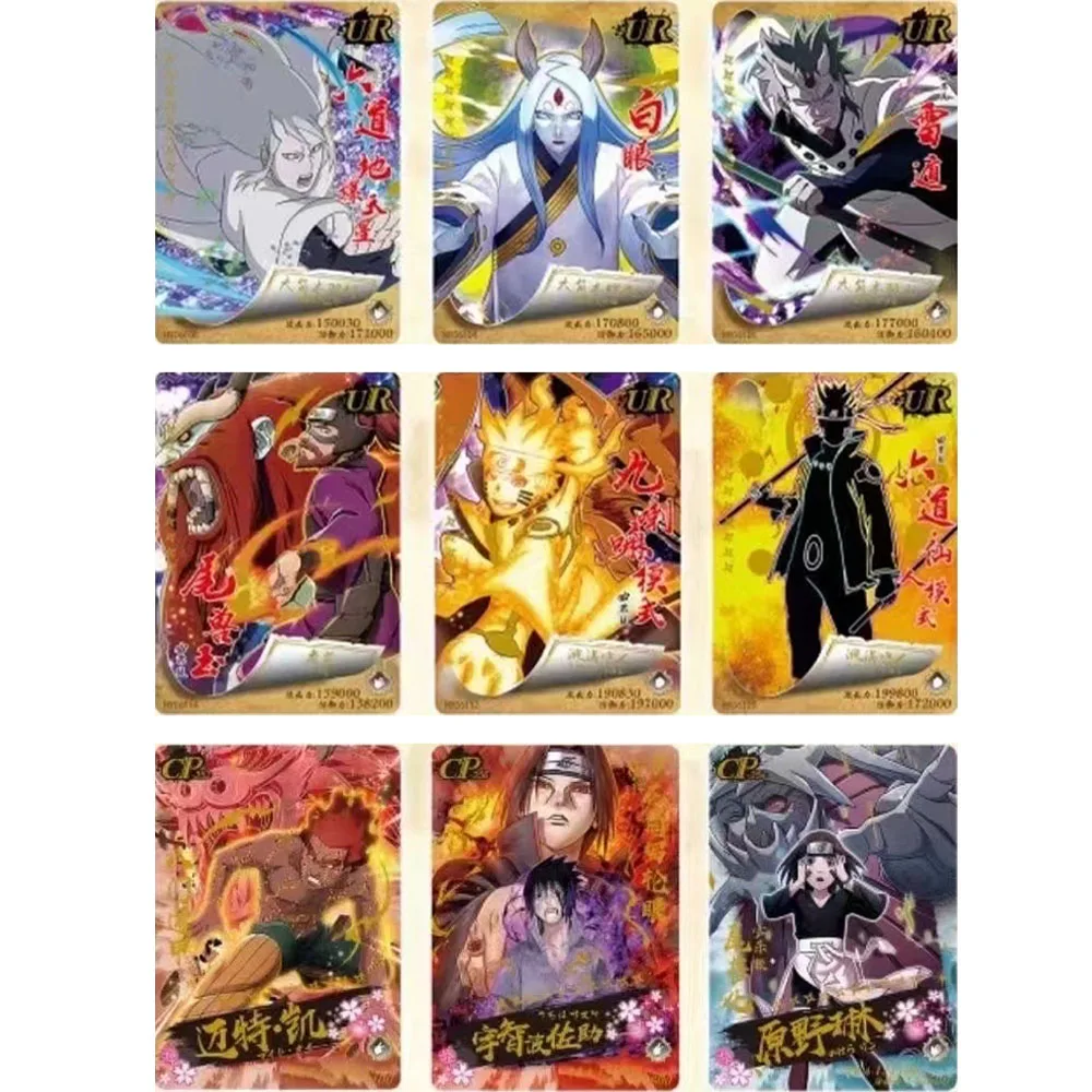 New Naruto Cards Combination CP SSP PR LSP Naruto Sasuke SP UR Tsunade Cartoon Anime Limited Flash Card Kids Birthday Gift Toy