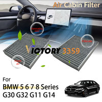 For BMW 5 6 7 8 Series G30 F90 G31 G32 G11 G12 G14 F91 Car Accessorie Activated Carbon Cabin Filter Air Conditioning 64119366403