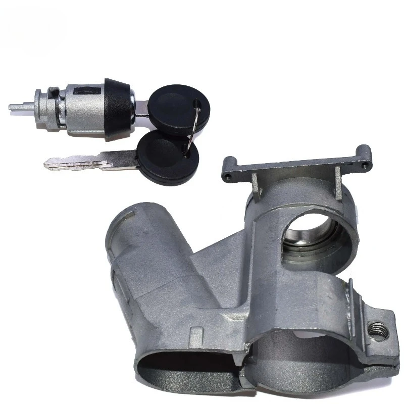 155905851 Steering Ignition Cylinder Lock Barrel Switch Keys Kit For VW Golf 1 2 3 I II MK1 MK2 Jetta Cabrio Caddy Scirocco