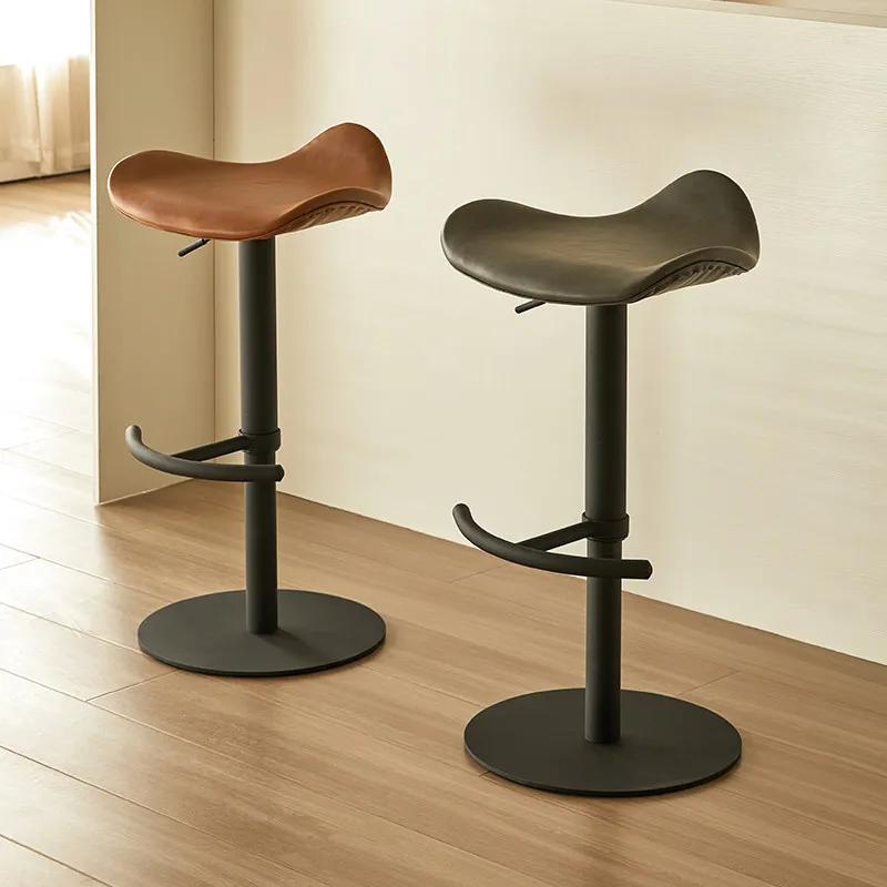 Nordic Outside Barstool Bar Chair Relaxing Modern Minimalist Dining Room Bar Chair Nordic Chaise De Bar Velour Hotel Furniture