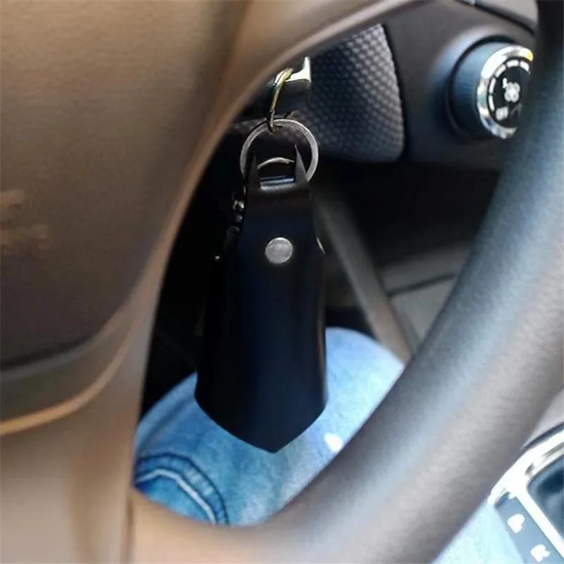 خارقة بروس واين الجلود مفتاح سلسلة مفاتيح السيارة للجنسين الخفافيش قلادة حقيبة مفاتيح موضة الخصر سلاسل المفاتيح Keyrings اكسسوارات #4