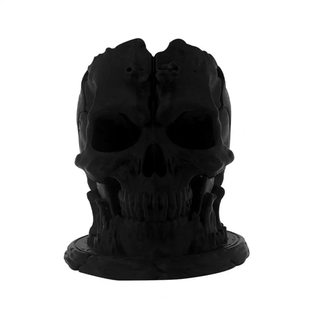Decorative Pen Holder Halloween Decoration Skull Pen Holder for Home Office Desk Organization Halloween Decor Small Plastic
