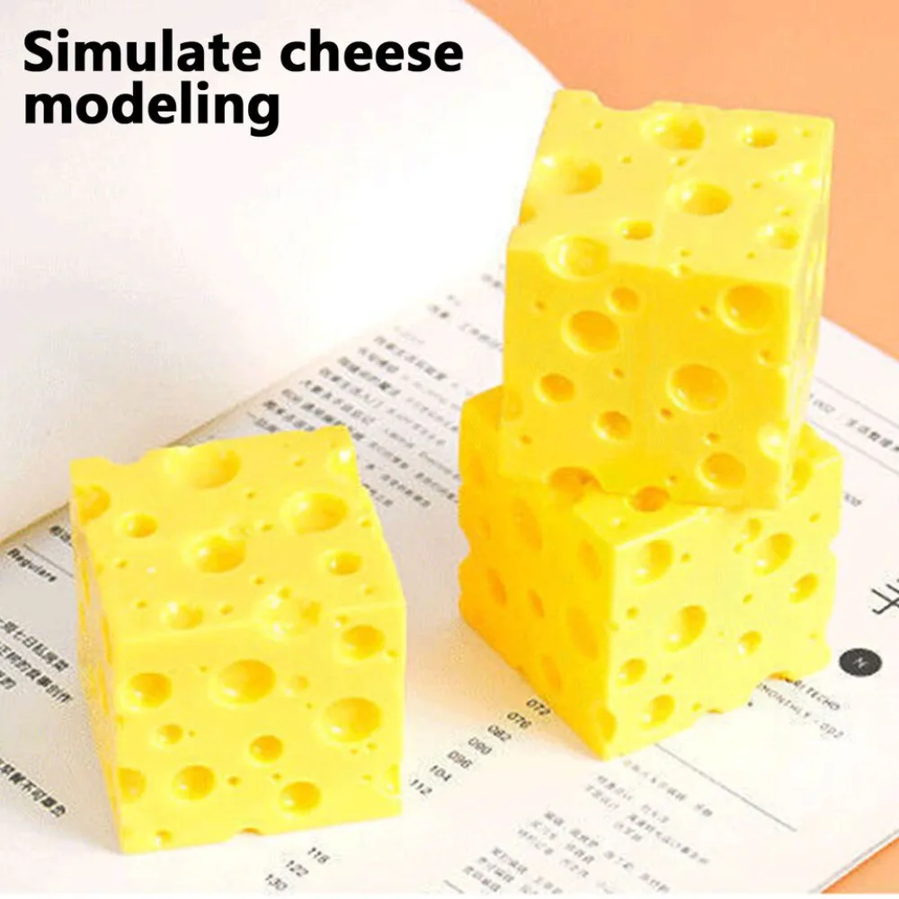 

Fuuny 5cm Cheese Mouse Cup Pinching Joy Vent Decompression Squeezed Yellow Squirrel Cup Parody Groundhog Toy