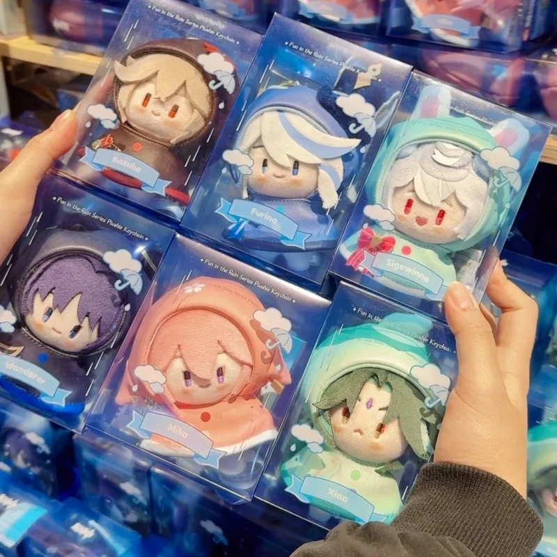 

100% Genuine Genshin Impact Joy In The Rain Series Plush Pendant Funina Peripheral Doll Doll Accessories Decoration Girl Gift