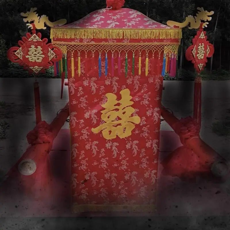 Halloween Chinese Style Ghost Bride Groom Decoration for Haunted House Escape Room Theme Props