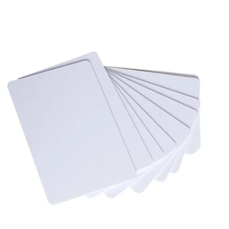 Customized PVC Proximity Fudan Chip White Card Contactless ID White Card Hotel Room Card Campus Access Card Customization