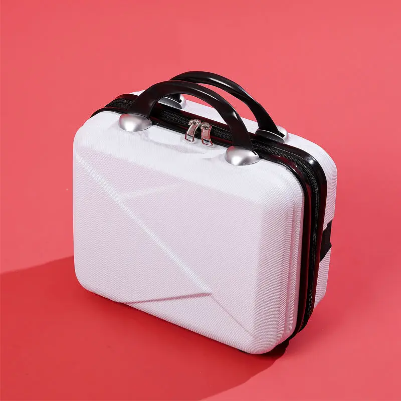 

Portable Box Makeup Small Luggage Lightweight Mini Zipper Lock Fashion Child and Mother Storage Suitcase Make Up Bag Makeup Box