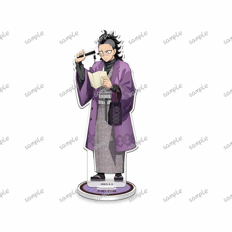 16cm Demon Slayer Holiday Dress Up Acrylic Stand Tanjirou Figure Muichirou Statue Shinazugawa Doll Mitsuri Figur Nezuko Toys Boy