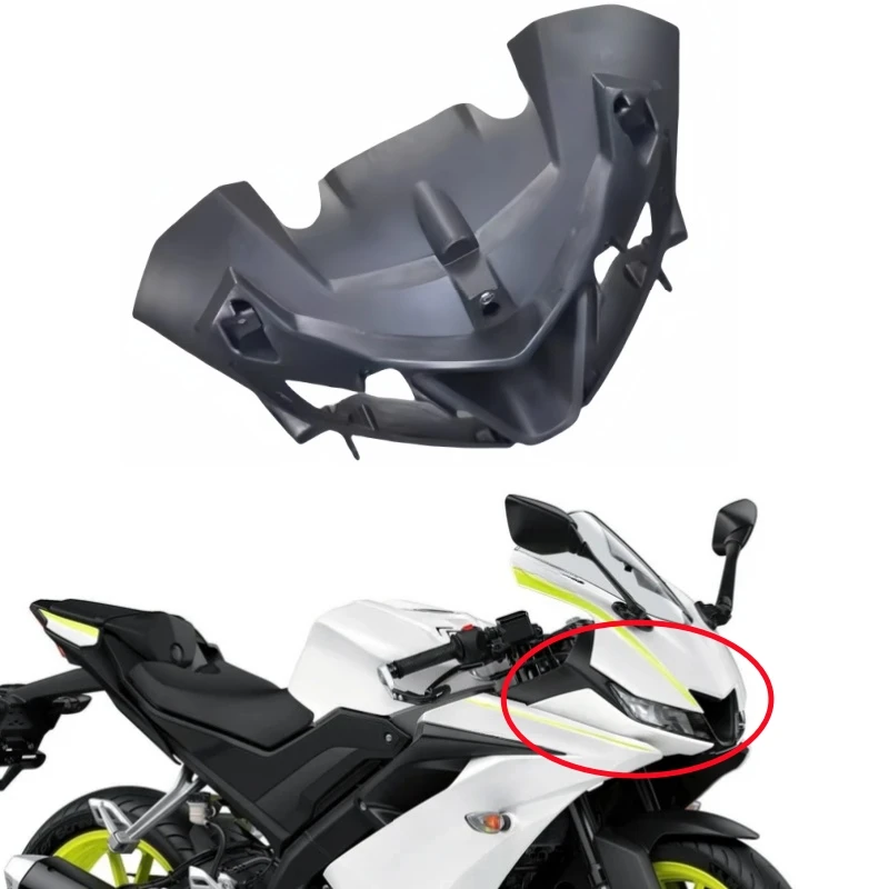 Front Headlight Hood Fairing Panel Cover Nose Head Cowl Fit for YAMAHA YZF-R15 YZFR15 2018-2021 YZF-R125 YZFR125 2019-2022