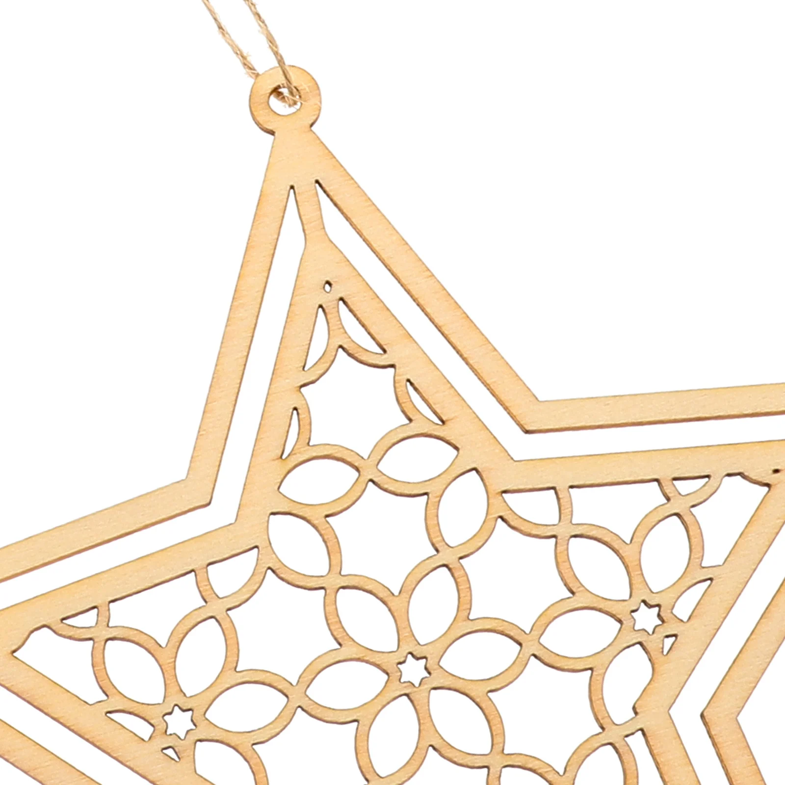 11Pcs Creative Home Decor Wooden Slices Unfinished DIY Craft Cutouts for Holiday Party Hanging Ornament Wood Chips Embellishment