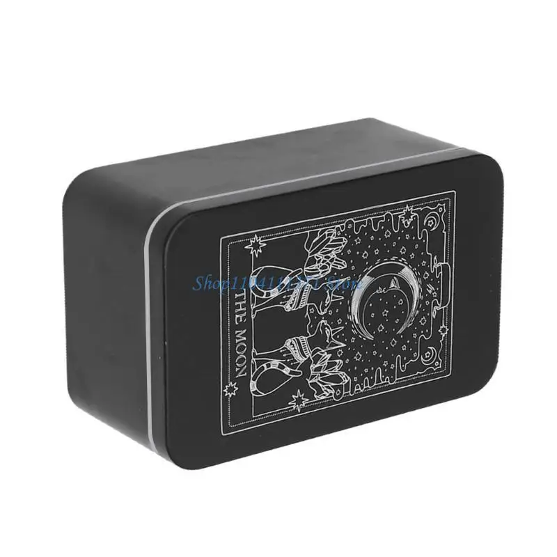 

P9FC Tarots Card Storage Can Tarots Organizers Card Case Empty Game Card Storage Box