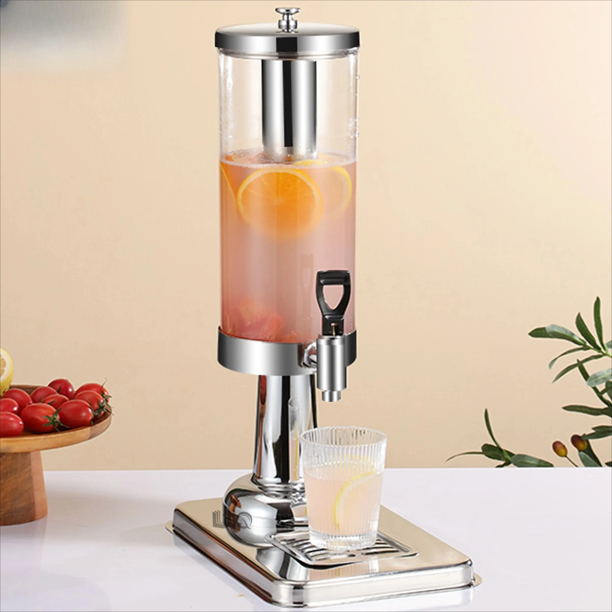 

Factory Supply Stainless Steel Juice Dispenser PC Material Commercial Juice Dispenser Beverage Dispenser for Hotel Restaurant