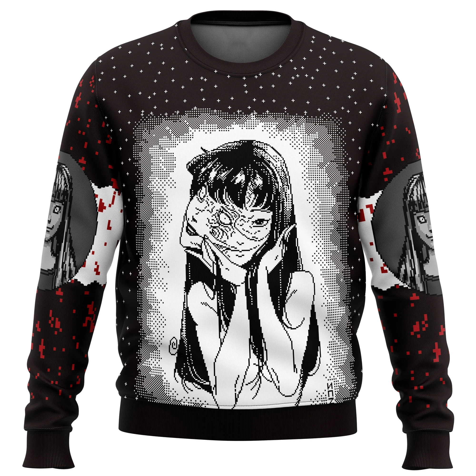 Menyenangkan menyenangkan Anime sekitar hadiah karnaval Natal Unisex Natal musim gugur musim dingin sweater 3D pakaian olahraga