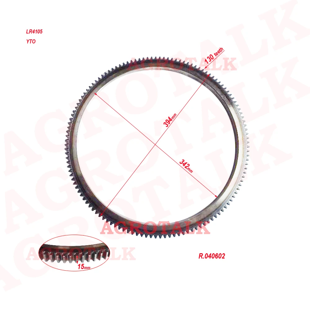 R.040602 , gear ring 130 teeth (castle wheel rim) for Yituo engine