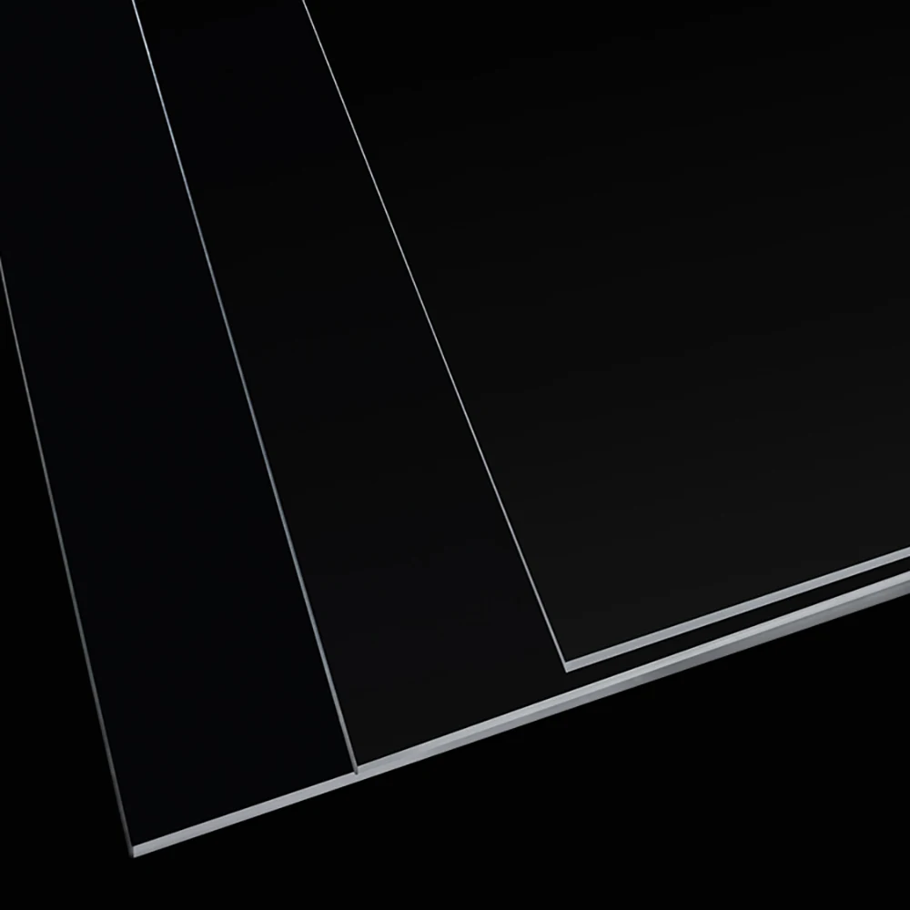 100x200 200x200 210x297mm High‑Clear Rigid PVC Plastic Sheet Hard Isolation Board for Home DIY Sign Making & Craft Work