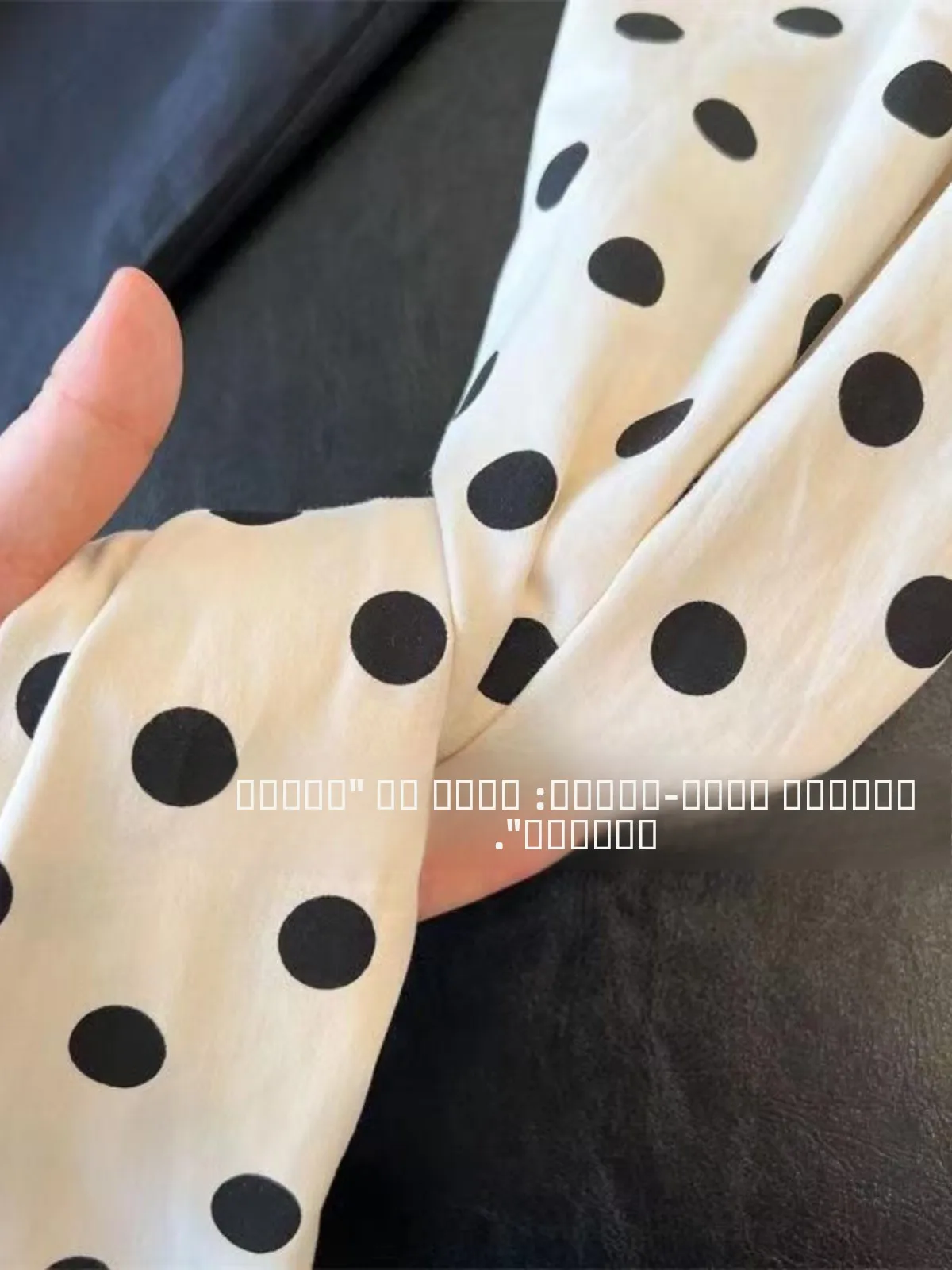 Pantaloni Larghi Casual a Pois in Lino con Elastico, Rinfrescanti, che Nascondono le Imperfezioni e Snelliscono, per Donne Taglie Forti