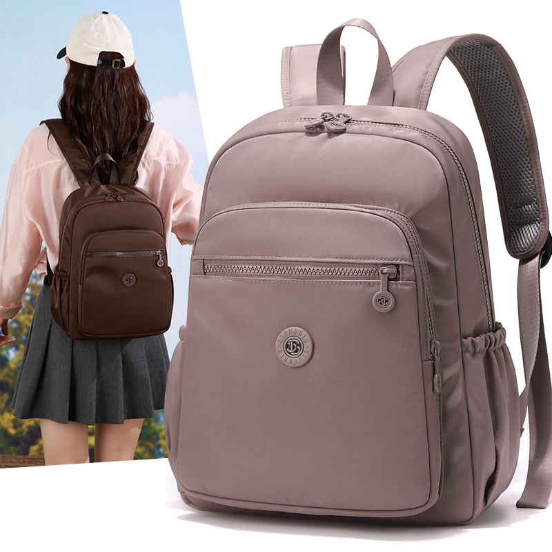 Casual Backpack Women Waterproof Nylon Daypack Commuter Back Pack Large Capacity School Bag Girl Rucksack Lightweight Travel bag - view 3
