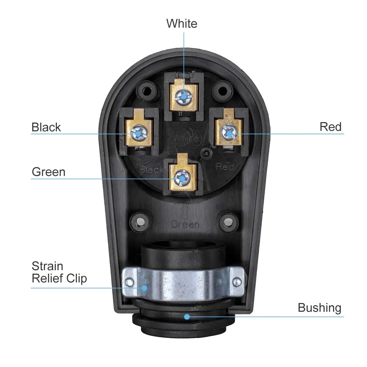 쉬운 언플러그 디자인, ETL 인증, RV 교체 암 플러그, 50AMP