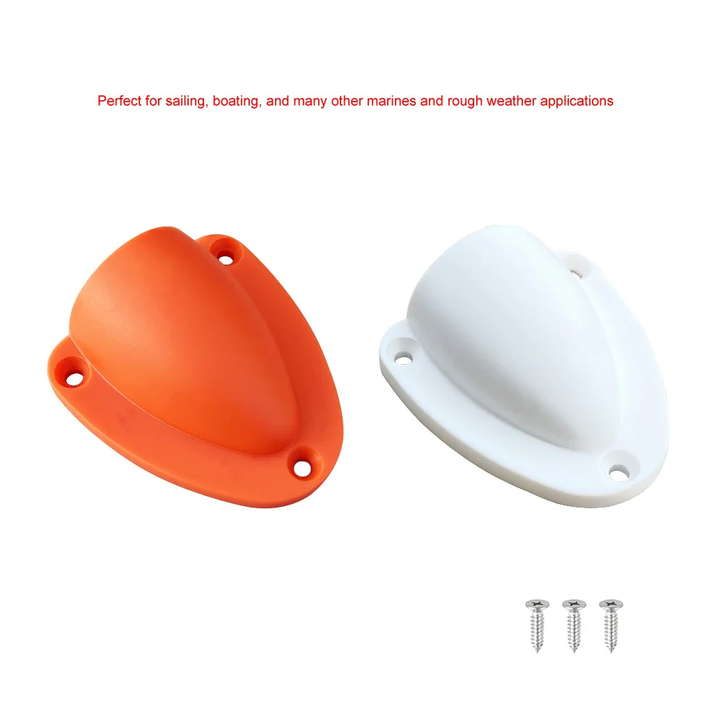 Nylon Wire Cable Vent Cover Clam Shell Clamshell Vent Ventilator Through Vents for Boat Outlet Marine Yacht Hardware Acceories