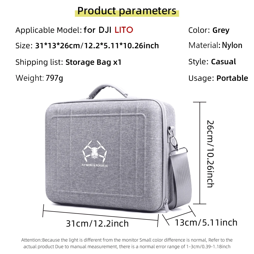 

Large-Capacity Storage Bag for DJI Lito X1 Shock-Resistant and Drop-Proof Protective Accessories