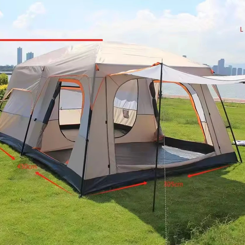 Heavy Duty Tent Waterproof Family Tent Nature Hike Tent Outdoor Camping