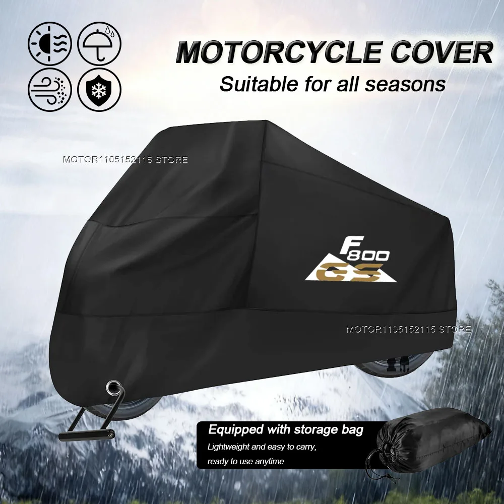 For BMW F800GS F800GS ADV f800gs2024 2023 Motorcycle Cover Waterproof All Season Dustproof UV Protective Outdoor Indoor Scooter
