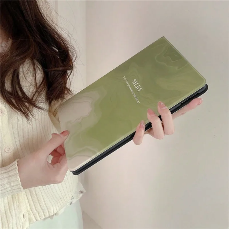 IPad Air 6 케이스 IPad 10세대 Air 5th 4th 10.9 2020 Pro 11 IPad Air 3세대 2019 그린 블렌딩용 케이스 Funda 액세서리