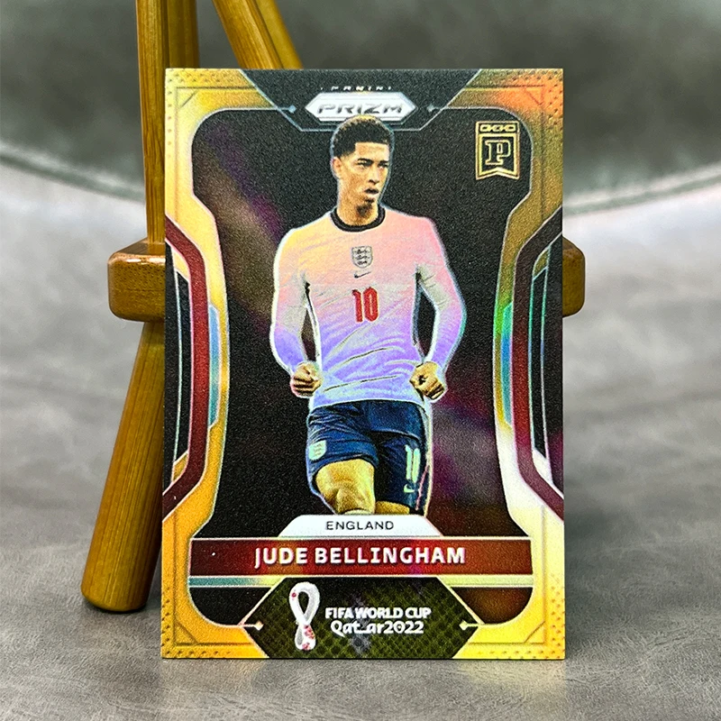 DIY Homemade Panini World Cup Star signature card Cristiano Ronaldo David Beckham Jude Bellingham Character collection card toys