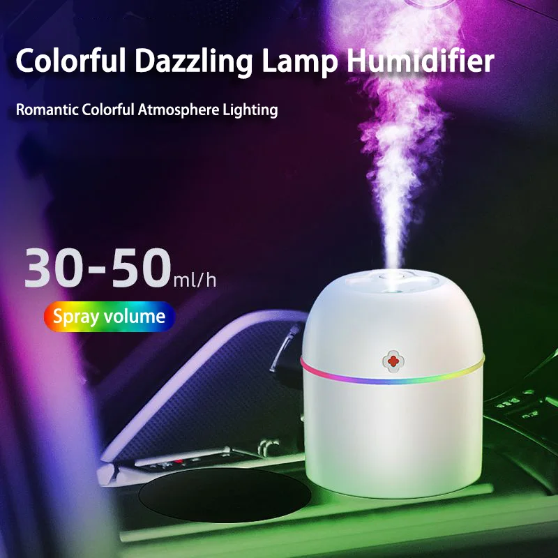 Mini Spray Mist humidifier Aroma Essential Oil Diffuser Car Mute Hydrating Air Atomization Portable  Plugged In Humidifier