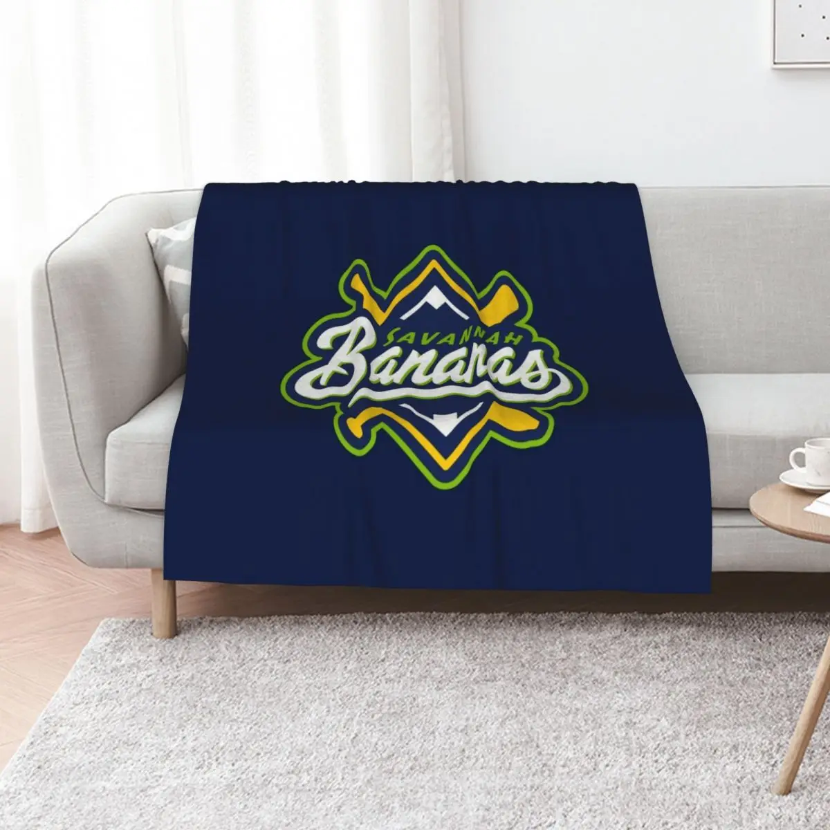 

Baseball Bananas logo Throw Blanket warm for winter Cute Large Cute Plaid Blankets