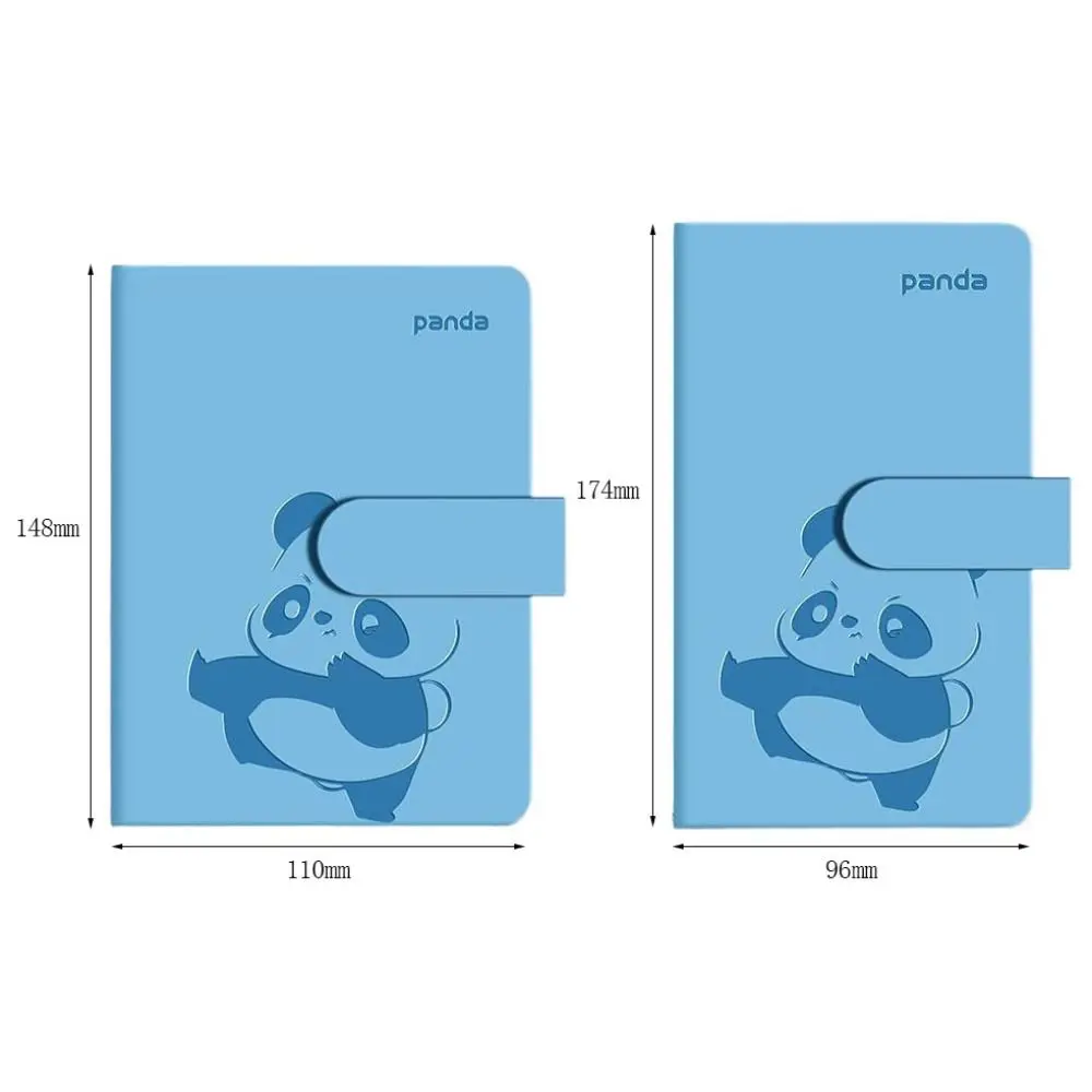 Durable A6 B6 Pocket Notebook Panda Mini Portable Handbook 192 Pages Waterproof Cover Diary Book Stationery