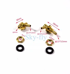 1 Pair Of  Flight Model Transparent Fuel Tank Parts Oil Nozzle