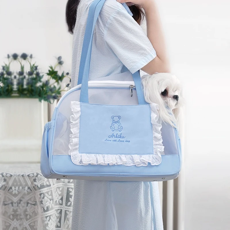 

Luxury Pet Dog Carrier Backpack Portable Lightweight Breathable Dog Bag Puppy High Value Anti-stress Outdoor Bag Dog Accessories