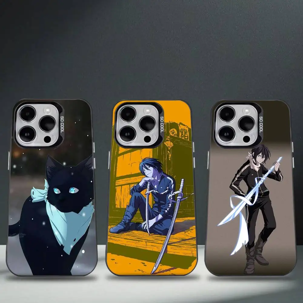 

Noragami Yato Anime Phone Case For iPhone 16,15,14,13,12,11,8,7,Pro,Max,Plus,Mini,XS,SE Anti Fall Black Matte Hard