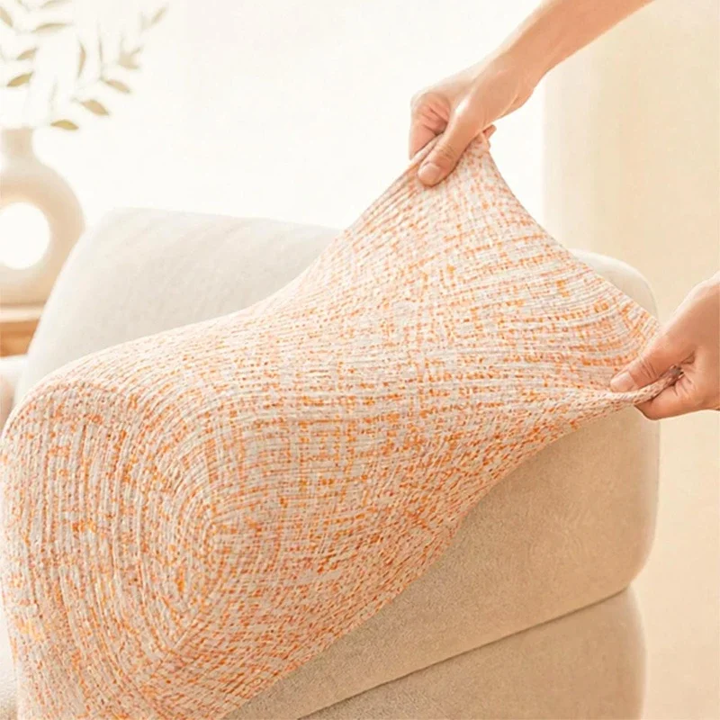 1 Pair Elastic Sofa Armrest Covers Full Wrap Anti‑Scratch Cat Resistant Sofa Arm Protector Universal Stretch Armrest Slipcover