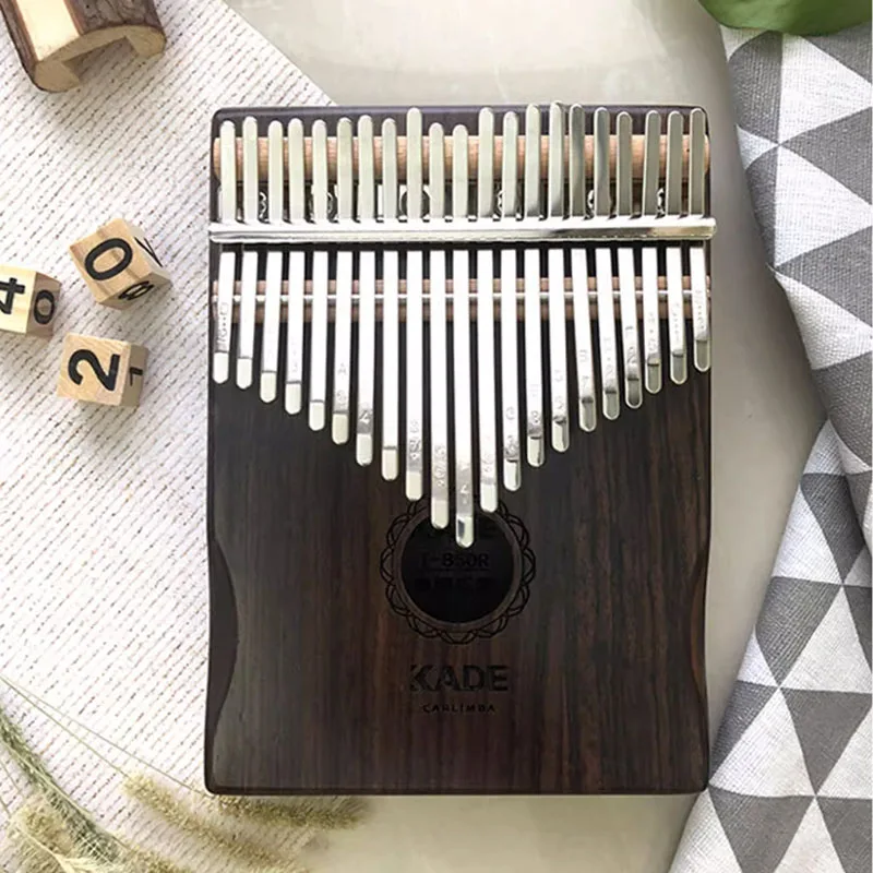 Wood Kalimba Beginner Music Keyboard 21 Keys Kalimbas Professional Musical Instruments Accessories Portable Finger Piano Gift