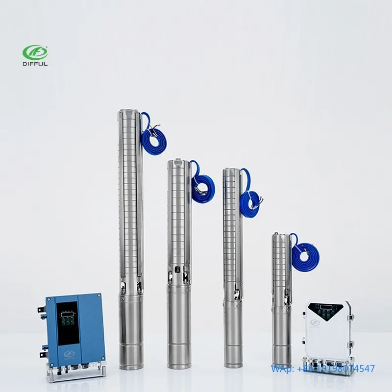 2HP 304 Stainless Steel Solar Submersible Water Pump