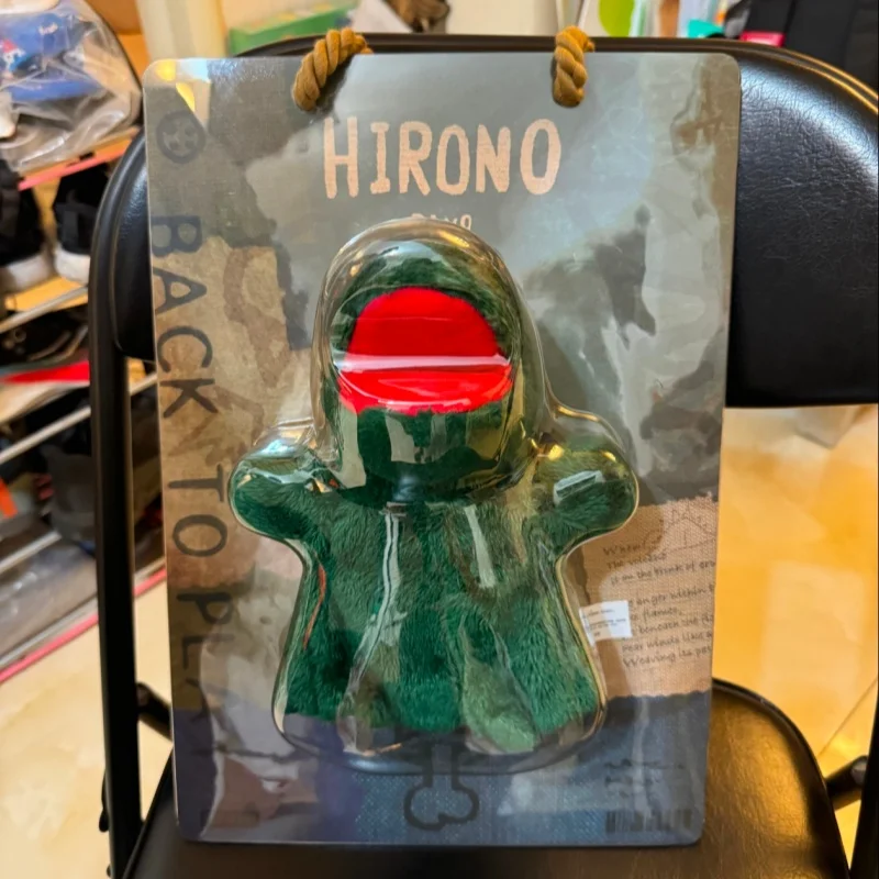New Popmart Hirono Bear Dinosaur Plush Puppets Cute Doll Trendy Toy Birthday Gift Cartoon Model Garage Kit Home Decoration
