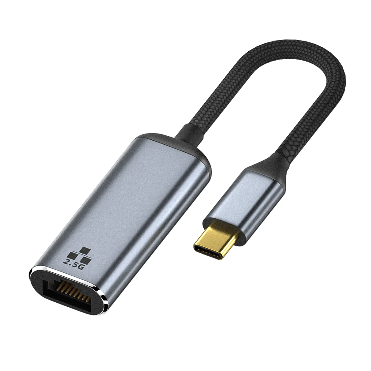 Adattatore Ethernet da USB C a 2.5G, adattatore Ethernet da USB-C a Gigabit in alluminio per MacBook Pro/Air, iPad Pro, Surface, XPS, Laptop