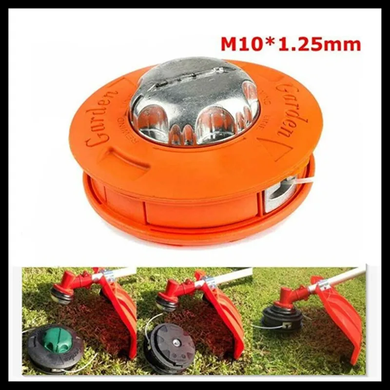 

Universal Bump Feed Line Trimmer Head Grass Trimmer 2 Lines Cutter Head Thread Line String Saw Strimmer Garden