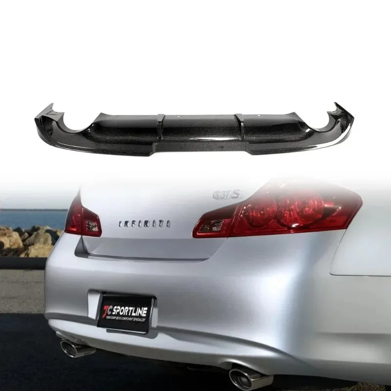 

Carbon Fiber Rear Diffuser for Infiniti G37 Sport Sedan 2009-2013 Body Kits Rear Bumper Lip Diffuser