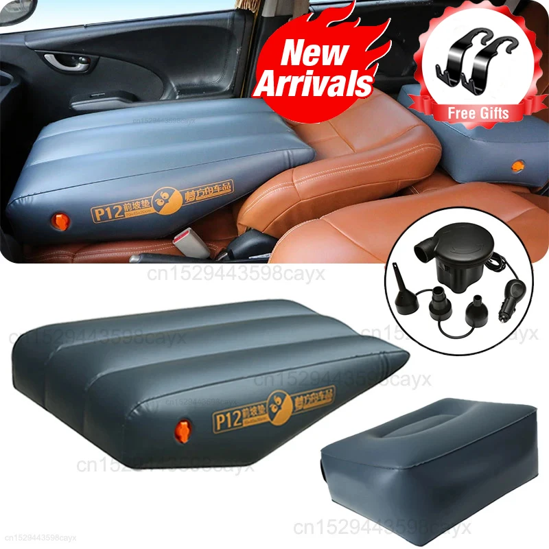 Car Travel Inflatable Mattress Front Slope Cushion Inflatable Cushion Back Seat Gap Self-Driving Travel Supplies Accessories