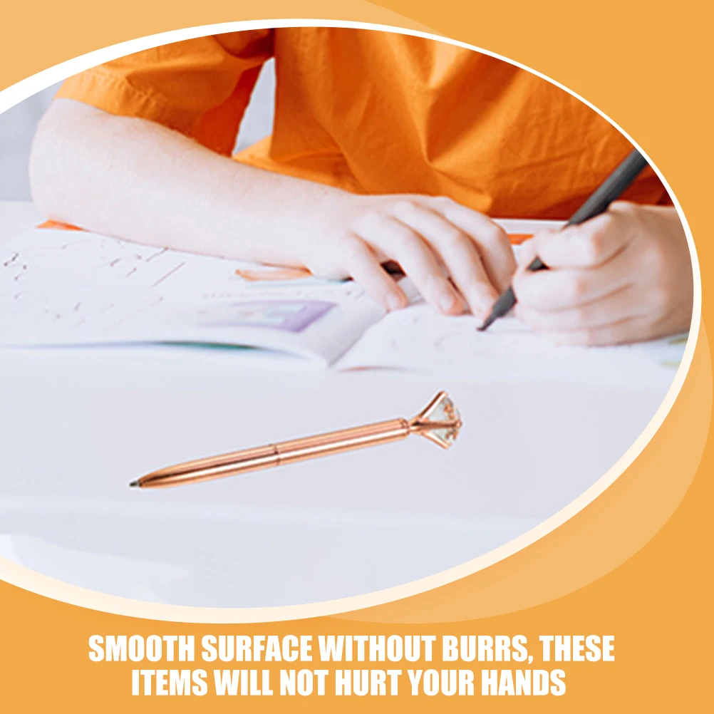 

9 Pcs Big Drill Pen Fancy Signing Writing Daily Use Metal Decorative Pens Ballpoint Bulk Adorable Office